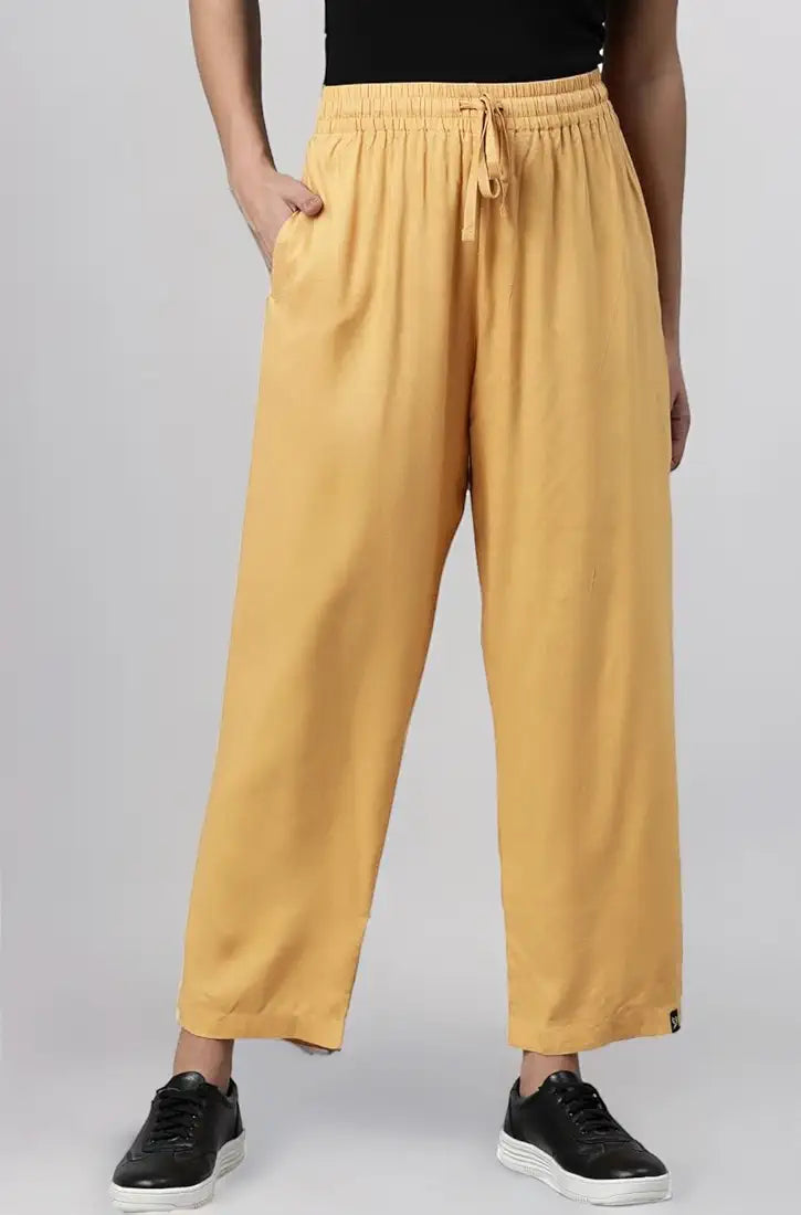 Ladies Viscose Linen Trousers